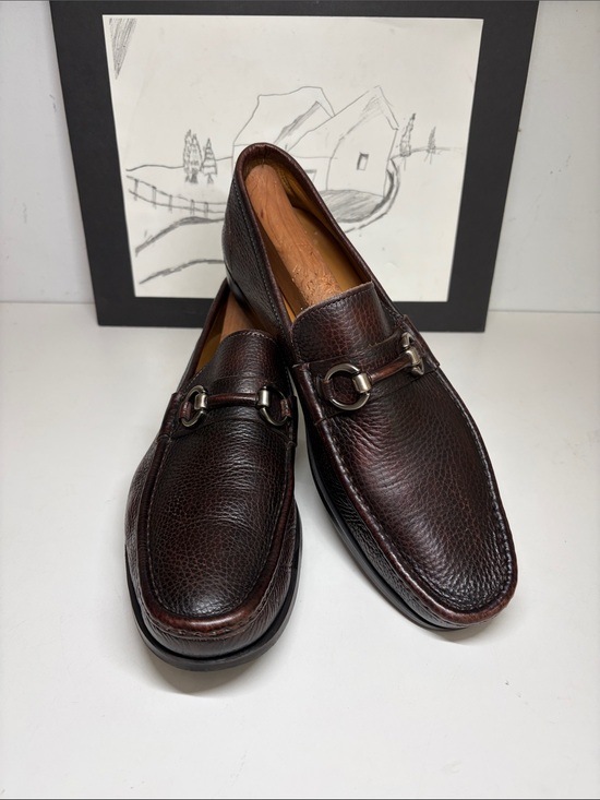 Magnanni Other - Magnanni Blas III Men's Brown Leather Moc Toe Bit Loafers Size US 9.5
